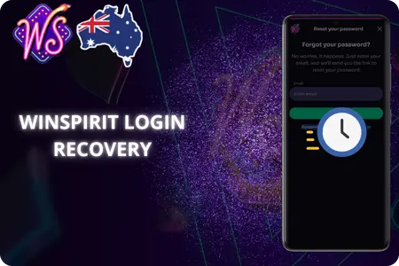 WinSpirit casino login password recovery process
